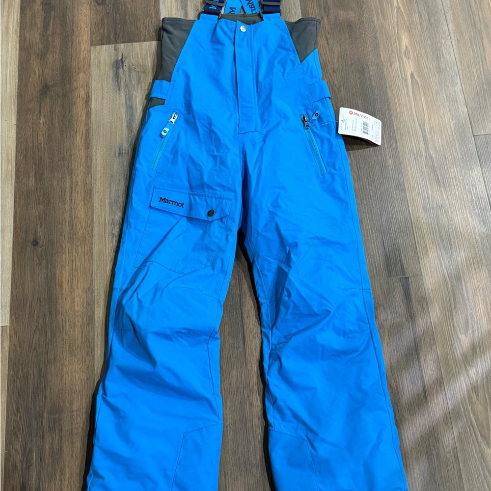Marmot Kids Vibrant Blue Overalls